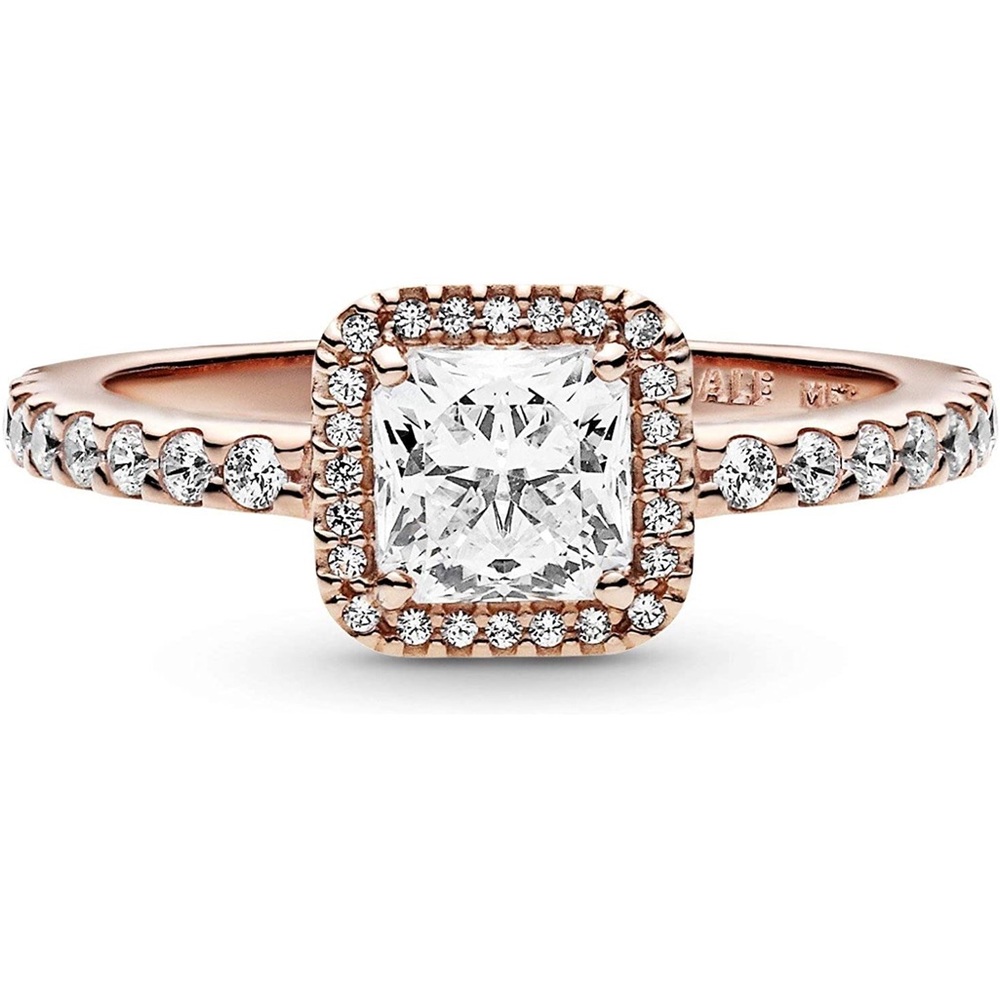 COPY - Pandora rose gold princess cut ring